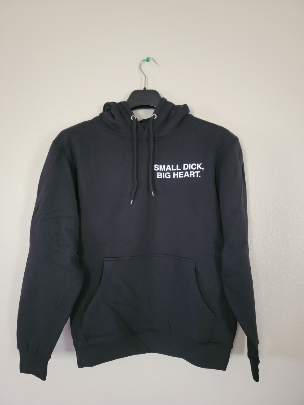 Black Assholes Live Forever Crewneck Hoodie with Text